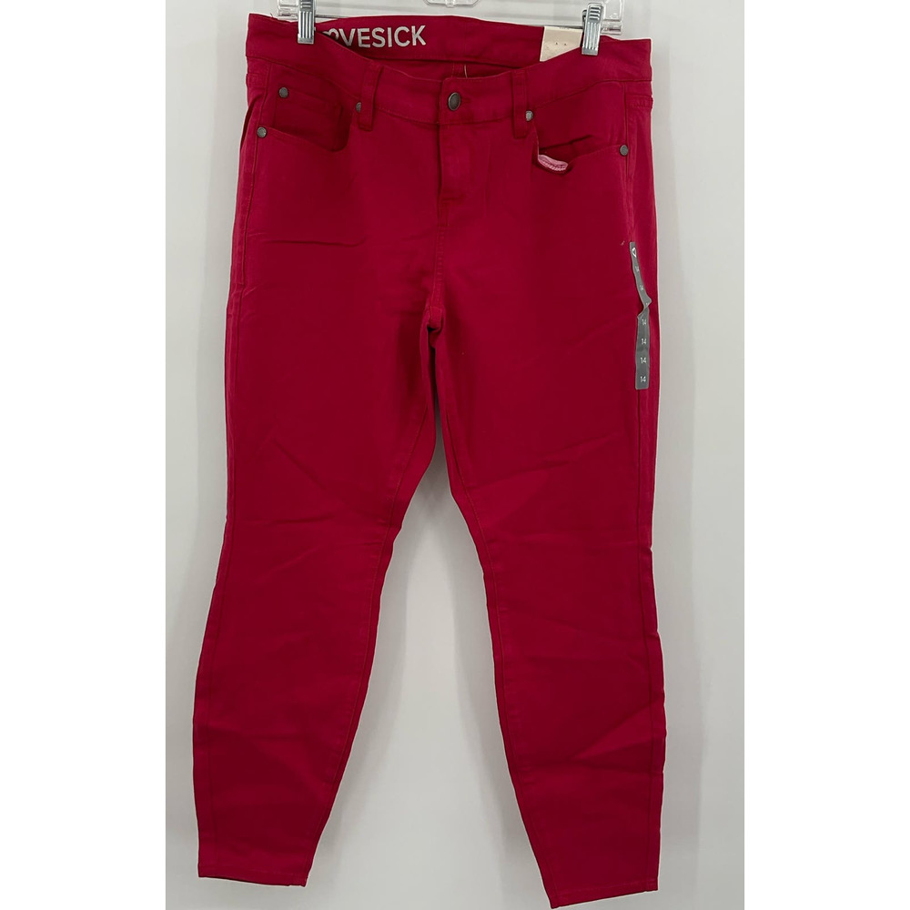 Lovesick Womens Pants Size 14 Color‎ Red